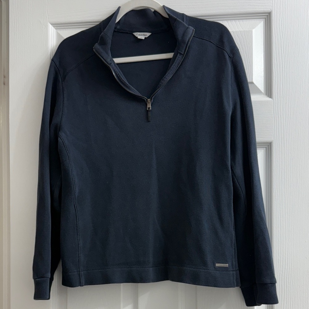 Calvin Klein Men's Navy Zip-Up Jacket